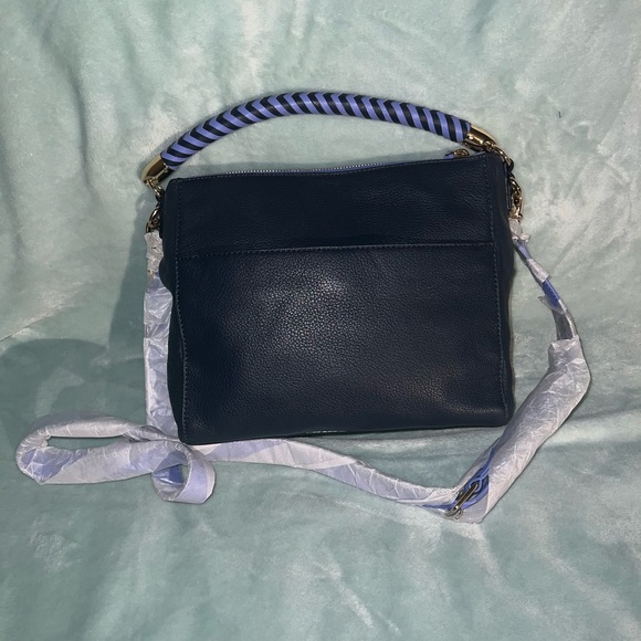 Kate Spade, new with tags, never worn, navy and periwinkle purse - Picture 3 of 6